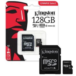 MEMORIA MICRO SD 128GB KINGSTON CLASE 10