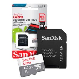 MEMORIA MICRO SD SANDISK 64GB