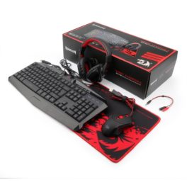 COMBO REDRAGON TEC+MOUSE+PAD+AURICULAR S101